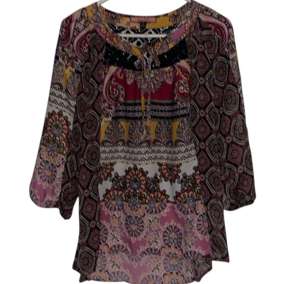 🌹ANTHROPOLOGIE OLIVE HILL BLOUSE - Picture 1 of 5